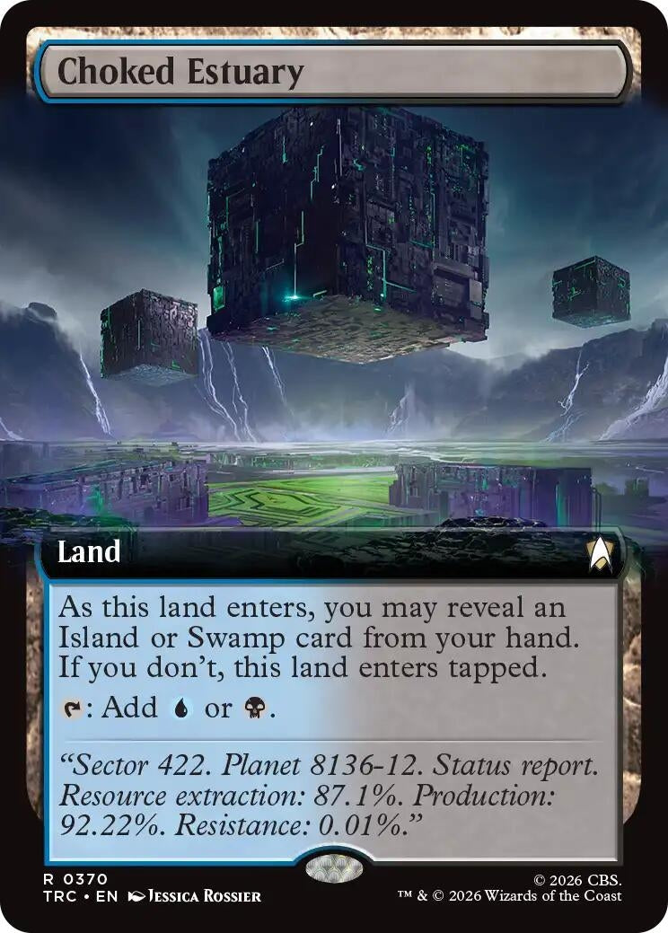 Image for Choked Estuary (Extended Art) (370) (Commander: Star Trek) (TRC) - Magic: The Gathering