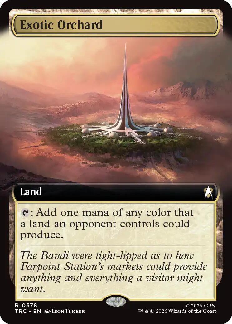 Image for Exotic Orchard (Extended Art) (378) (Commander: Star Trek) (TRC) - Magic: The Gathering