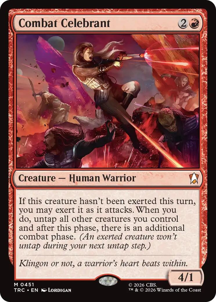 Image for Combat Celebrant (Commander: Star Trek) (TRC) - Magic: The Gathering