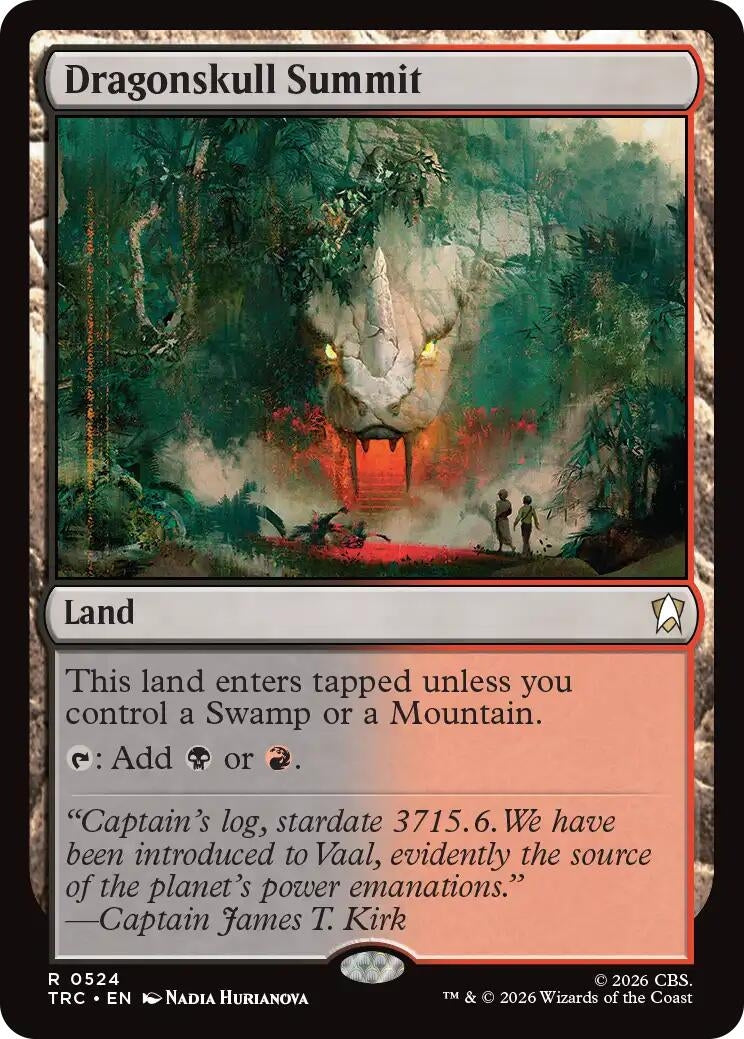 Image for Dragonskull Summit (Surge Foil) (Commander: Star Trek) (TRC) - Magic: The Gathering