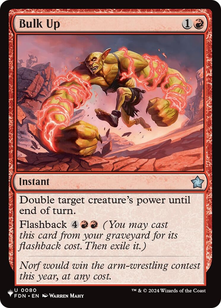 Image for Bulk Up (The List Reprints) (LIST) - Magic: The Gathering
