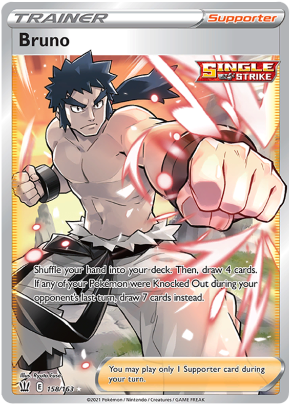 Bruno (158/163) [Sword & Shield: Battle Styles] | Red Riot Games CA