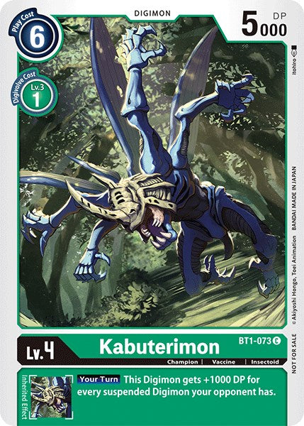 Kabuterimon [BT1-073] (Official Tournament Pack Vol.3) [Release Special Booster Promos] | Red Riot Games CA