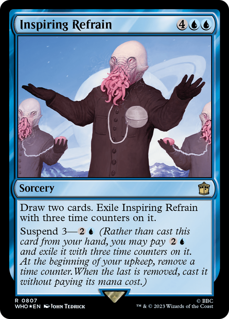 Inspiring Refrain (Surge Foil) [Doctor Who] | Red Riot Games CA
