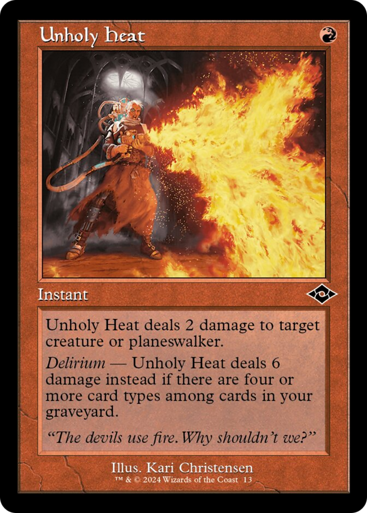 Unholy Heat (Retro) [Modern Horizons 2] | Red Riot Games CA