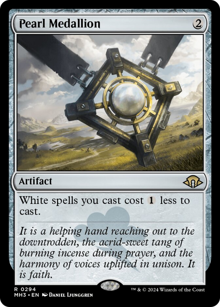 Pearl Medallion [Modern Horizons 3] | Red Riot Games CA