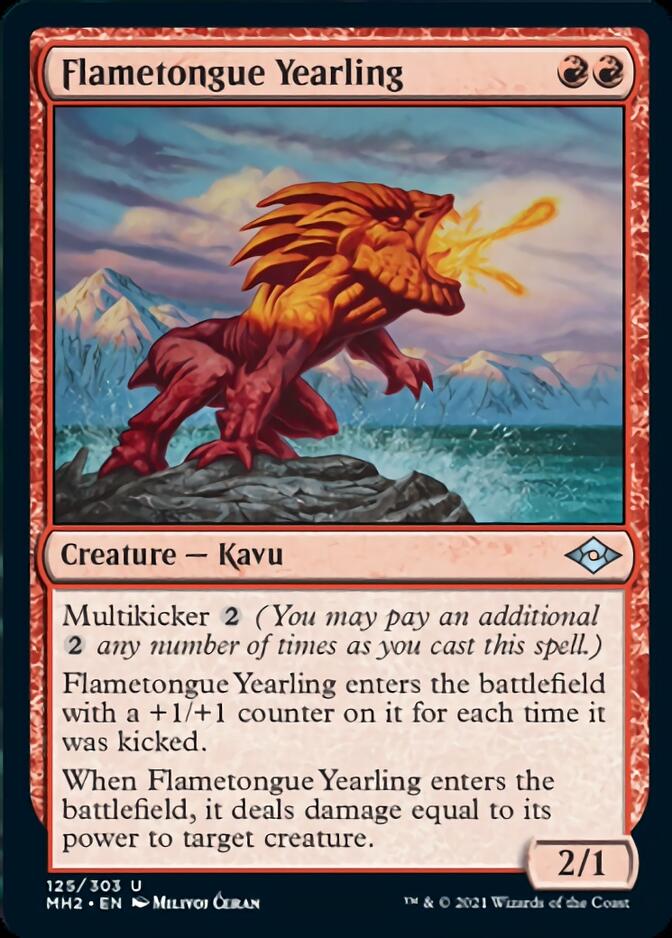 Flametongue Yearling [Modern Horizons 2] | Red Riot Games CA