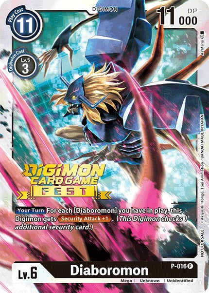 Diaboromon [P-016] (Digimon Card Game Fest 2022) [Promotional Cards] | Red Riot Games CA