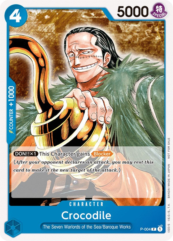 Crocodile (Promotion Pack 2022) [One Piece Promotion Cards] | Red Riot Games CA