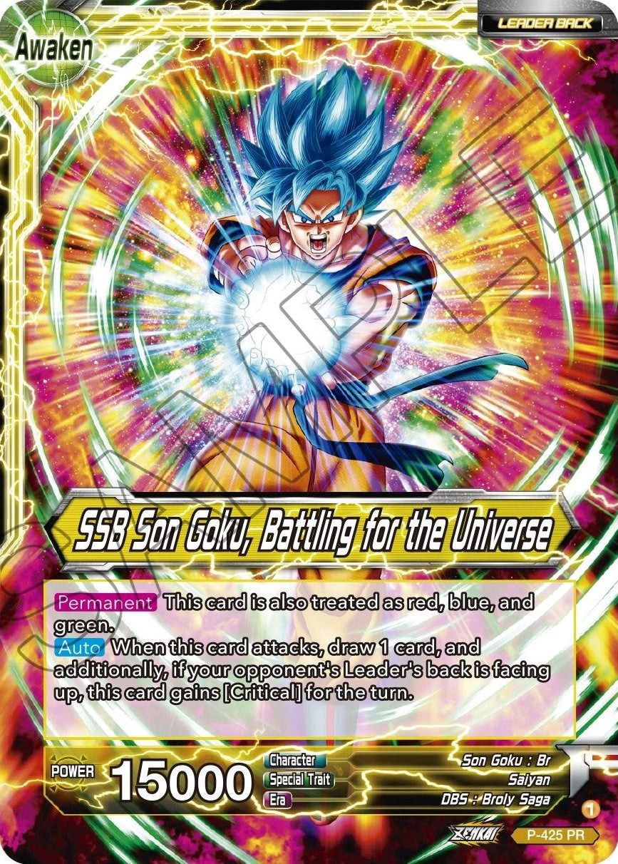 Son Goku // SSB Son Goku, Battling for the Universe (P-425) [Promotion Cards] | Red Riot Games CA