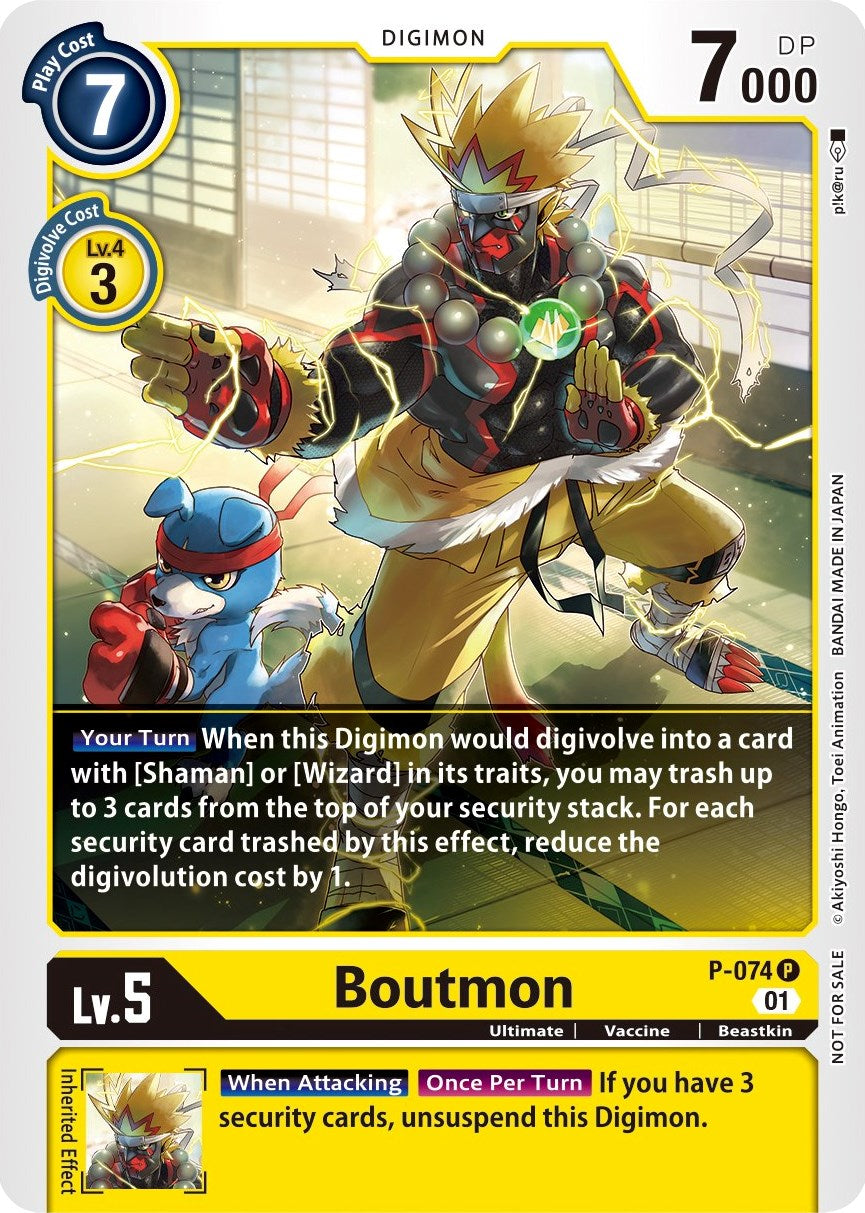 Boutmon [P-074] (Update Pack) [Promotional Cards] | Red Riot Games CA