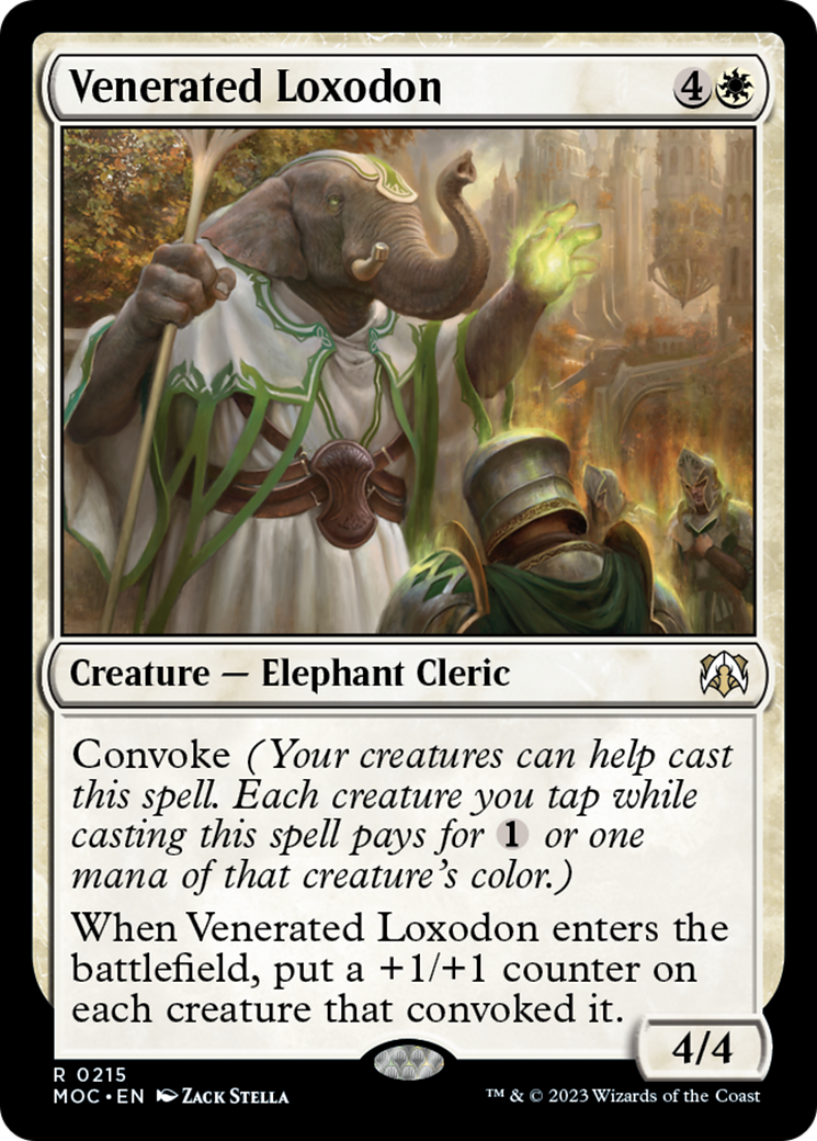 Venerated Loxodon [March of the Machine Commander] | Red Riot Games CA