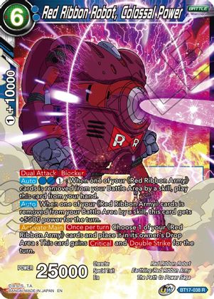 Red Ribbon Robot, Colossal Power (BT17-038) [Ultimate Squad] | Red Riot Games CA