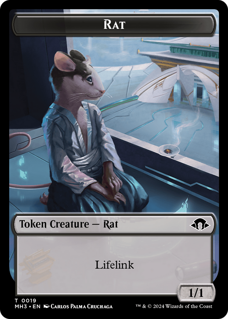 Rat // Energy Reserve Double-Sided Token [Modern Horizons 3 Tokens] | Red Riot Games CA