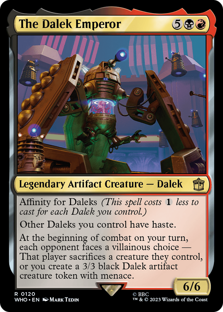 The Dalek Emperor (Extended Art) [Doctor Who] | Red Riot Games CA