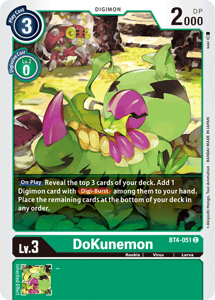 DoKunemon [BT4-051] [Great Legend] | Red Riot Games CA