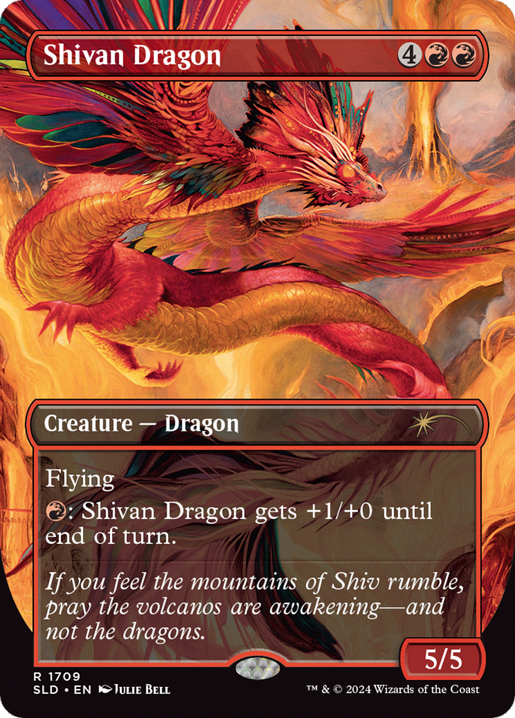 Shivan Dragon (Rainbow Foil) [Secret Lair Drop Series] | Red Riot Games CA