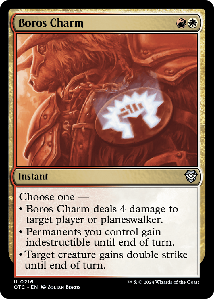 Boros Charm [Outlaws of Thunder Junction Commander] | Red Riot Games CA