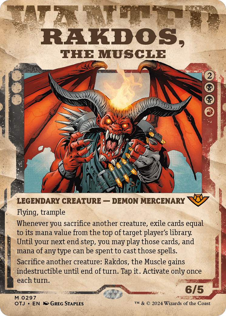 Rakdos, the Muscle (Showcase) [Outlaws of Thunder Junction] | Red Riot Games CA