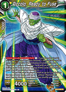 Piccolo, Ready to Fuse (BT17-091) [Ultimate Squad] | Red Riot Games CA