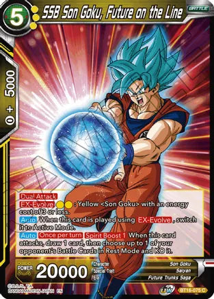 SSB Son Goku, Future on the Line (BT16-075) [Realm of the Gods] | Red Riot Games CA