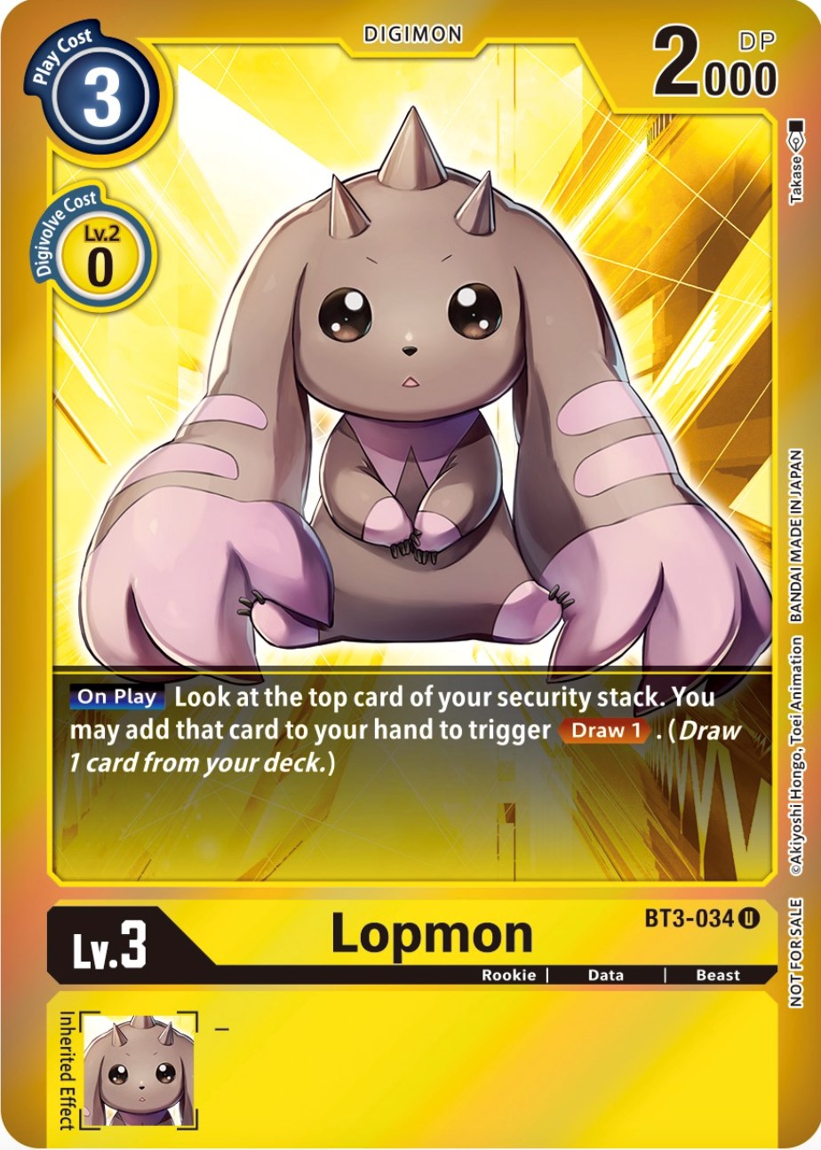 Lopmon [BT3-034] (Event Pack 4) [Release Special Booster Promos] | Red Riot Games CA