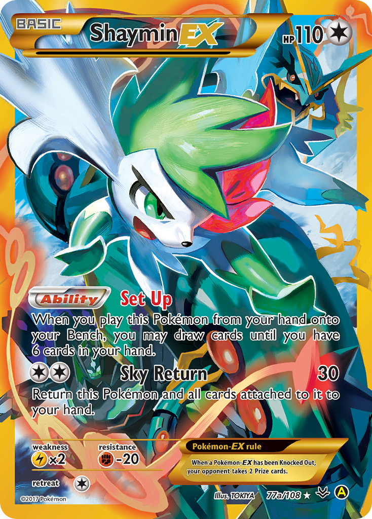 Shaymin EX (77a/108) [Alternate Art Promos] | Red Riot Games CA