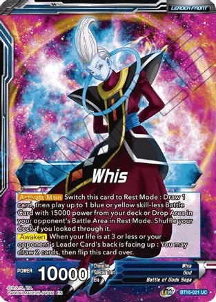 Whis // Whis, Invitation to Battle (BT16-021) [Realm of the Gods] | Red Riot Games CA