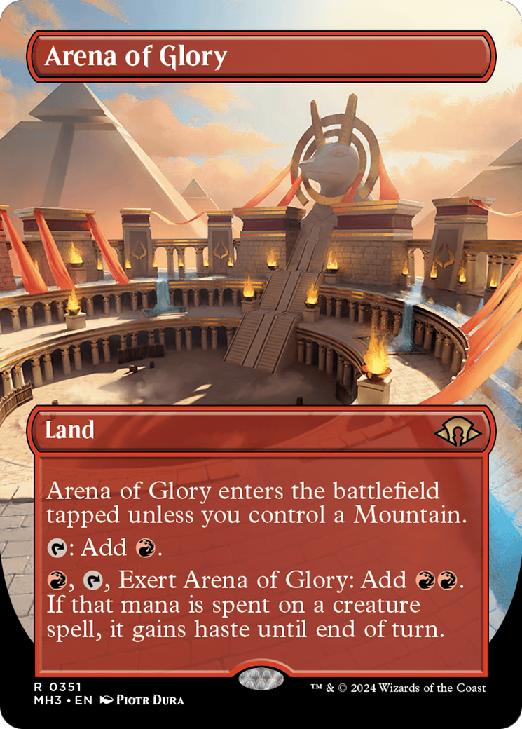 Arena of Glory (Borderless) [Modern Horizons 3] | Red Riot Games CA