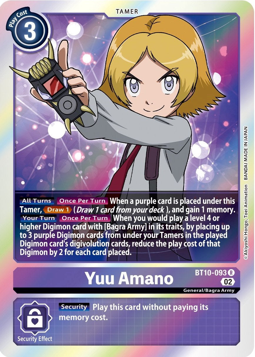 Yuu Amano [BT10-093] [Xros Encounter] | Red Riot Games CA