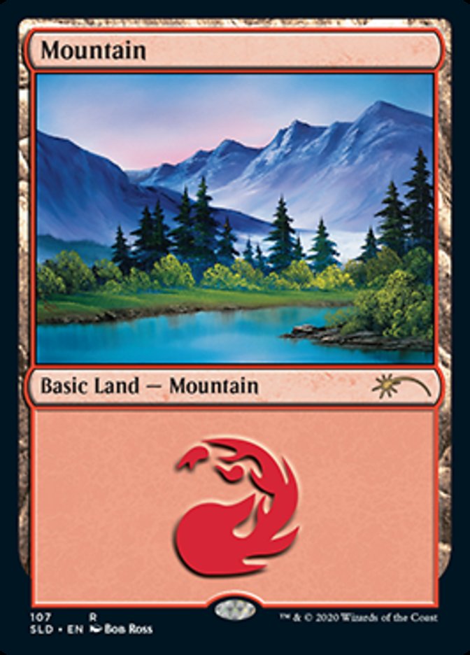 Mountain (107) [Secret Lair Drop Series] | Red Riot Games CA