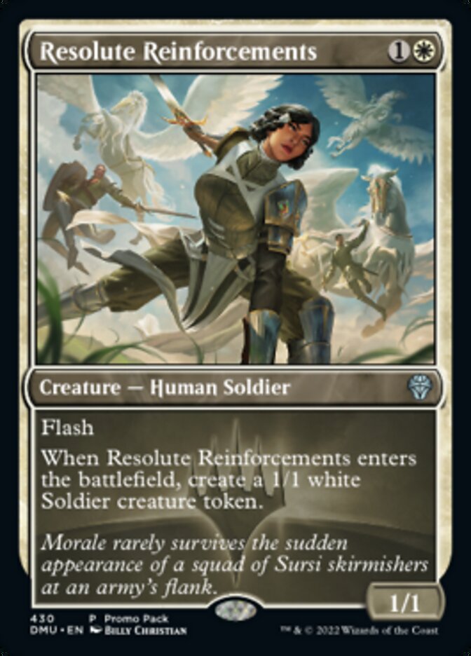 Resolute Reinforcements (Promo Pack) [Dominaria United Promos] | Red Riot Games CA