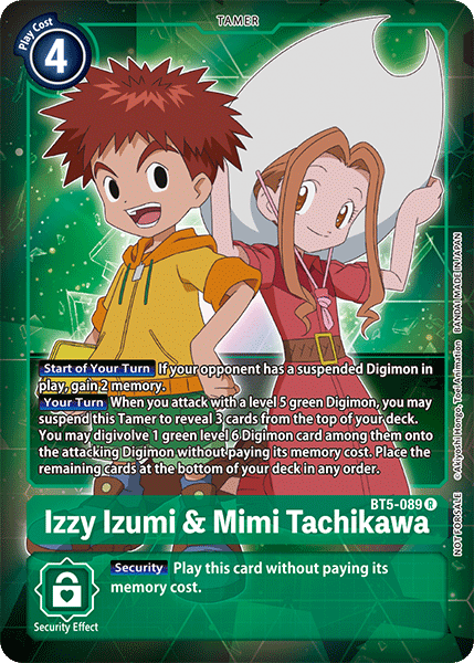 Izzy Izumi & Mimi Tachikawa [BT5-089] (Buy-A-Box Promo) [Battle of Omni] | Red Riot Games CA