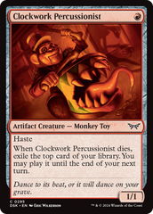 Clockwork Percussionist (0295) [Duskmourn: House of Horror] | Red Riot Games CA