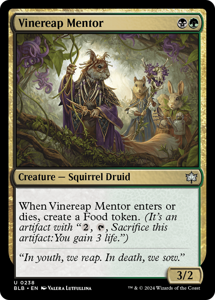 Vinereap Mentor [Bloomburrow] | Red Riot Games CA