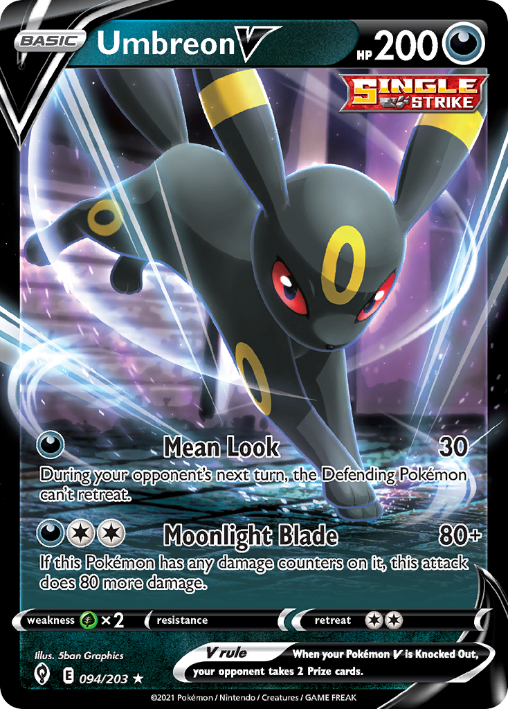 Umbreon V (094/203) (Intro Deck) [Sword & Shield: Evolving Skies] | Red Riot Games CA