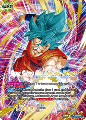 Son Goku // Super Saiyan Blue Son Goku Returns (Gold-Stamped) (P-399) [Promotion Cards] | Red Riot Games CA