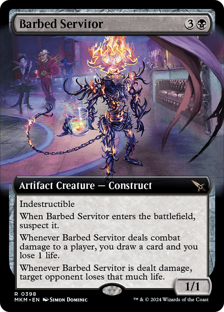 Barbed Servitor (Extended Art) [Murders at Karlov Manor] | Red Riot Games CA