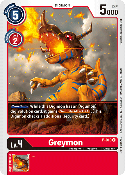 Greymon [P-010] [Promotional Cards] | Red Riot Games CA