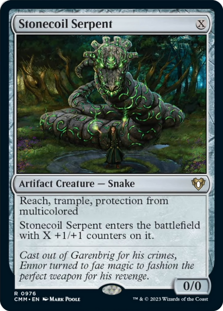 Stonecoil Serpent [Commander Masters] | Red Riot Games CA