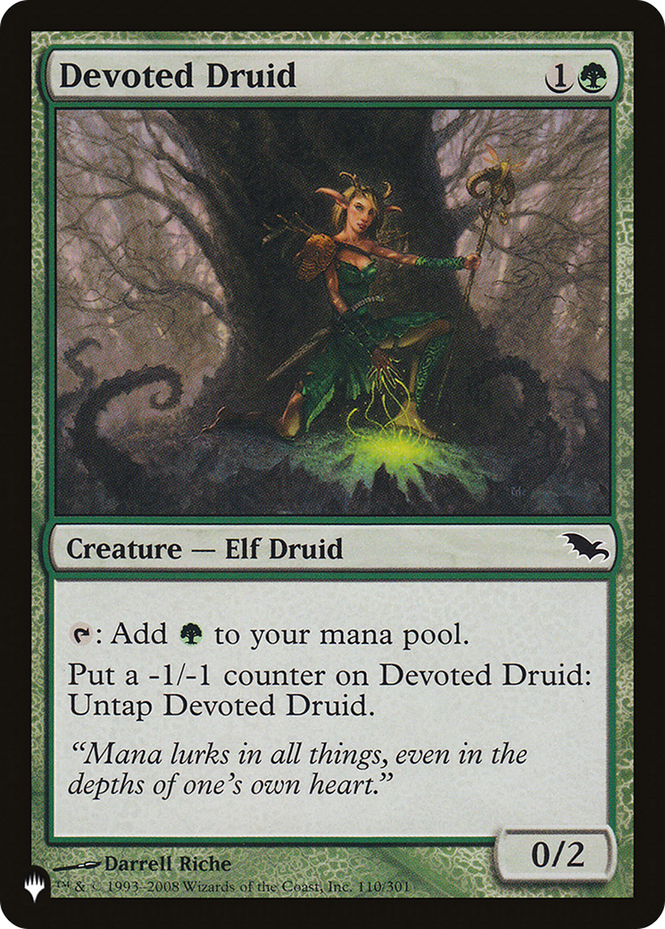 Devoted Druid (SHM) [The List Reprints] | Red Riot Games CA