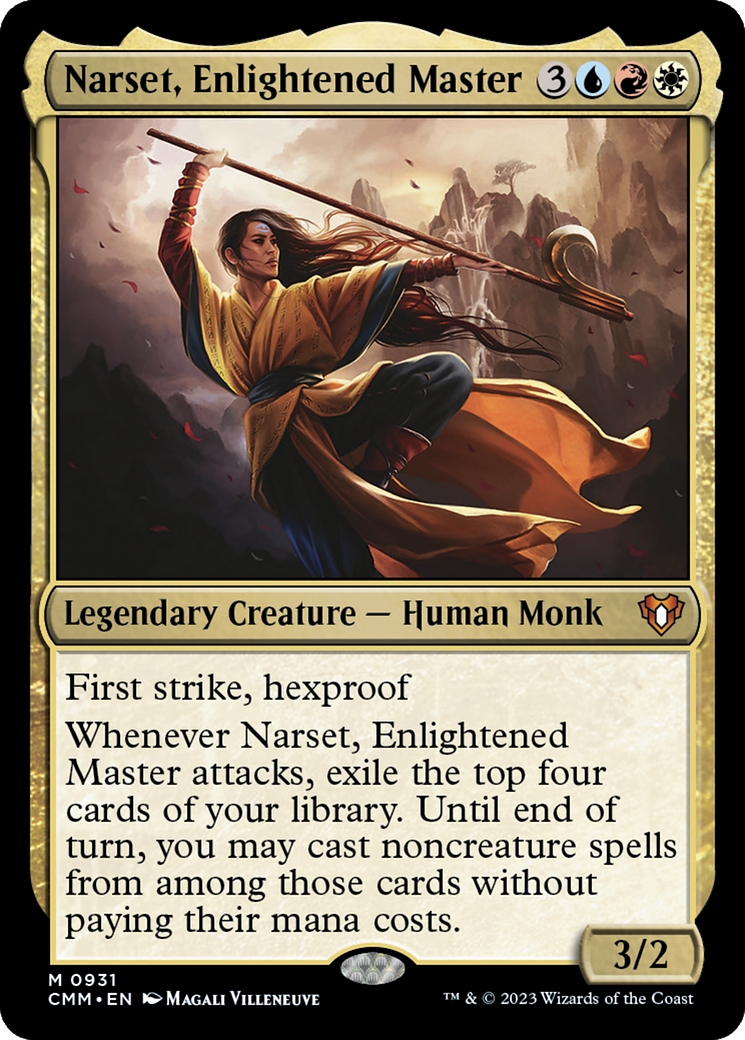 Narset, Enlightened Master [Commander Masters] | Red Riot Games CA