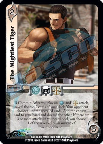 The Mightiest Tiger [KOF04]