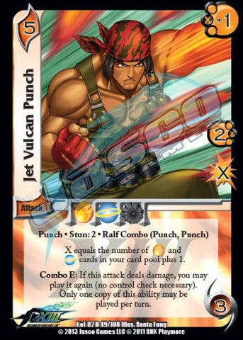 Jet Vulcan Punch [KOF02]