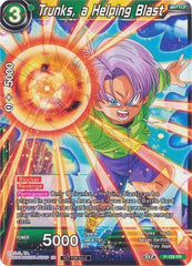 Trunks, a Helping Blast (Shop Tournament: Assault of Saiyans) (P-128) [Promotion Cards] | Red Riot Games CA