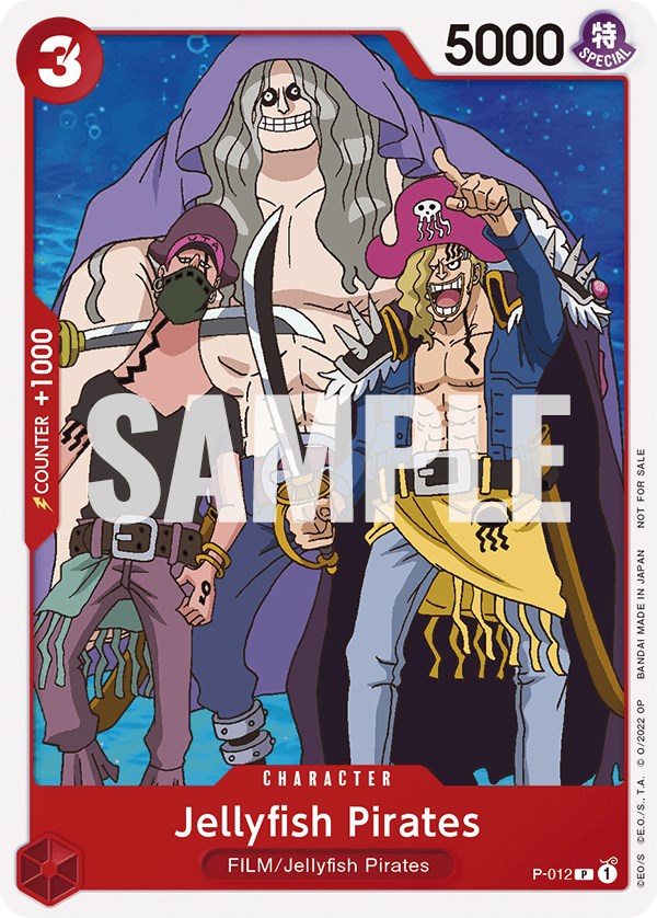 Jellyfish Pirates (One Piece Film Red) [One Piece Promotion Cards] | Red Riot Games CA