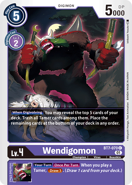 Wendigomon [BT7-070] [Next Adventure] | Red Riot Games CA