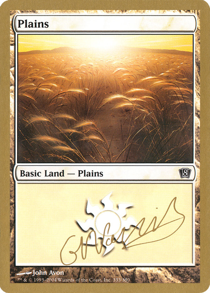 Plains (gn333) (Gabriel Nassif) [World Championship Decks 2004] | Red Riot Games CA