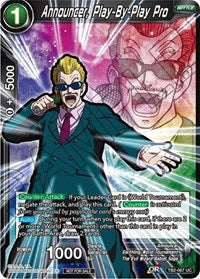 Announcer, Play-By-Play Pro (Event Pack 05) (TB2-067) [Promotion Cards] | Red Riot Games CA