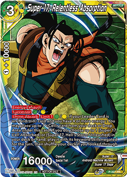 Super 17, Relentless Absorption (Winner Stamped) (P-327) [Tournament Promotion Cards] | Red Riot Games CA